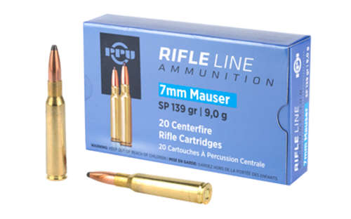 Ammunition Prvi Partizan Rifle PPU 7MM MAUSER SP 139GR 20/200 • Model: Rifle